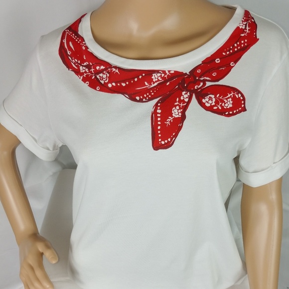 Kate Spade Tops - Kate Spade Bandana Tee NWT